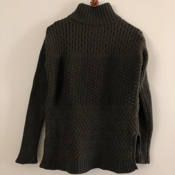Levi’s Forest Green Wool Turtleneck Sweater - Picture 3 of 7